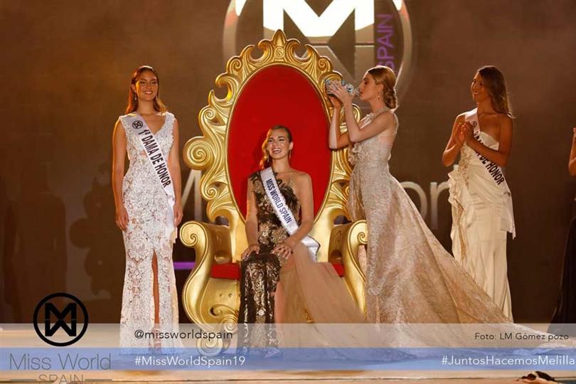Maria Del Mar Aguilera crowned Miss World Spain 2019