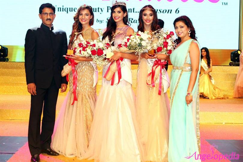 Indian Princess 2015 winner Sneha Priya Roy along with the first and second runners-up