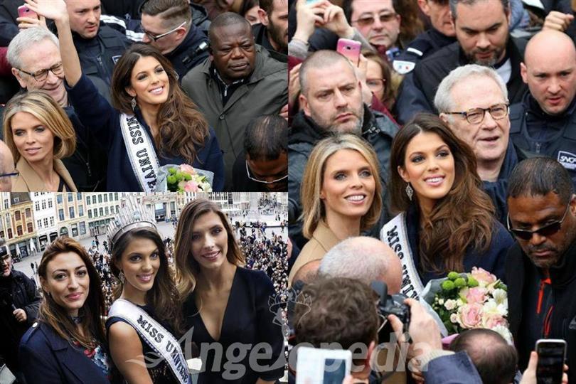 Iris Mittenaere Homecoming Parade in Lille France