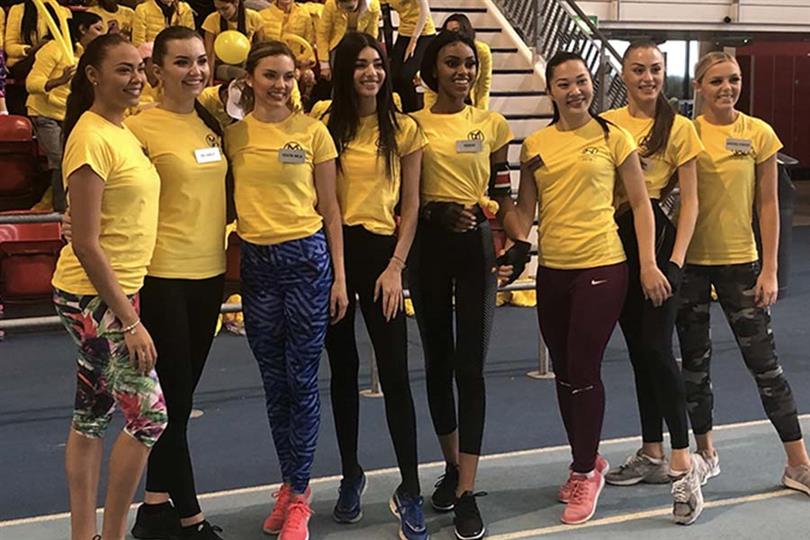 Yellow Team Miss World 2019 Sports Competition