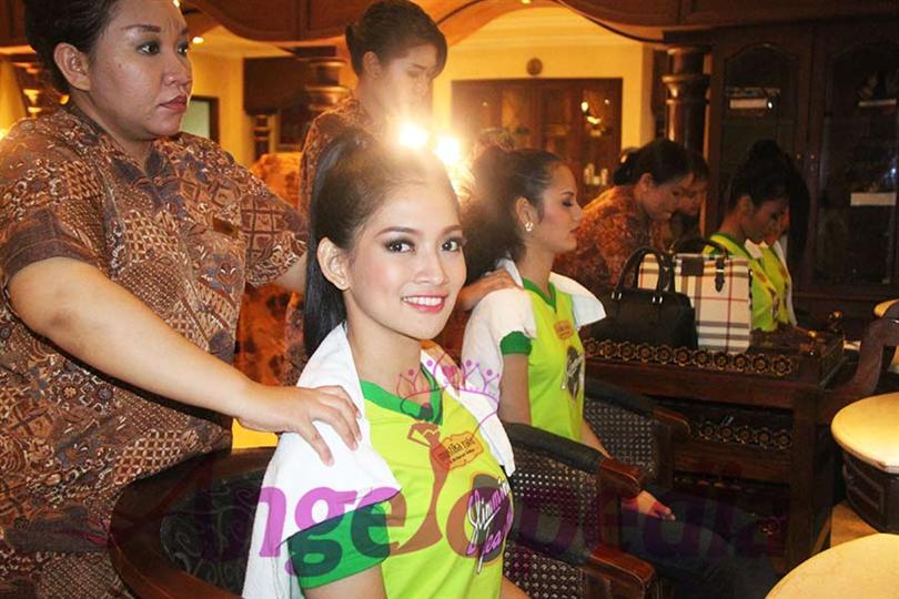 Puteri Indonesia 2015 contestants enjoys spa treatment