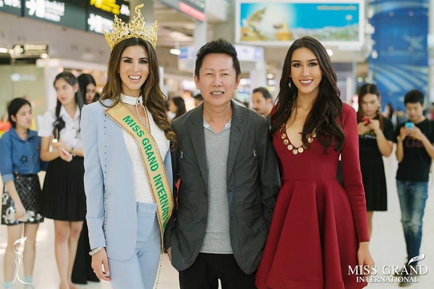 María José Lora Miss Grand International 2017 comes to Thailand