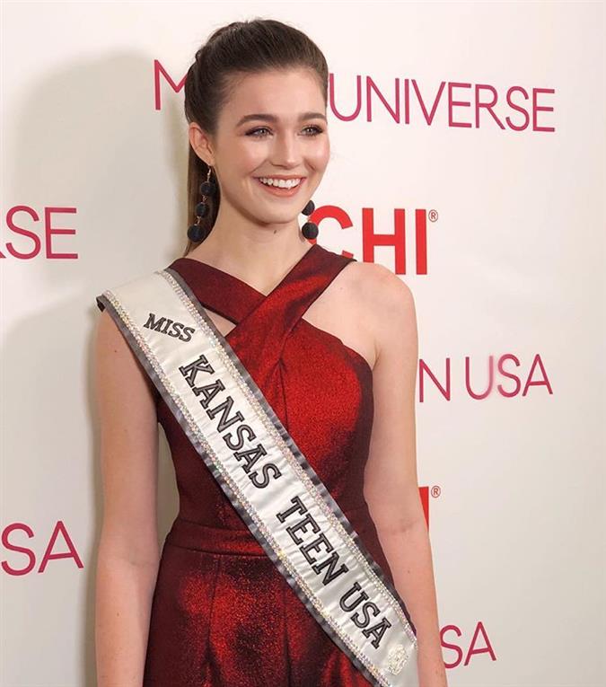 Hannah Marie DeBok Miss Kansas Teen USA 2019 competing for Miss Teen USA 2019