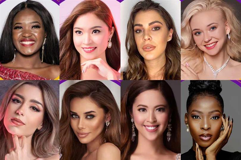 Crystal Huang Ruojia Miss Tourism International Singapore 2022 Andjela Bogdanovic Miss Tourism International Serbia 2022 Raskina Sofia Miss Tourism International Russia 2022 Erica Moreira Miss Tourism International Portugal 2022 