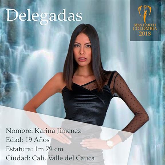 Karina Jímenez – Fifteenth Delegate of Miss Earth Colombia 2018