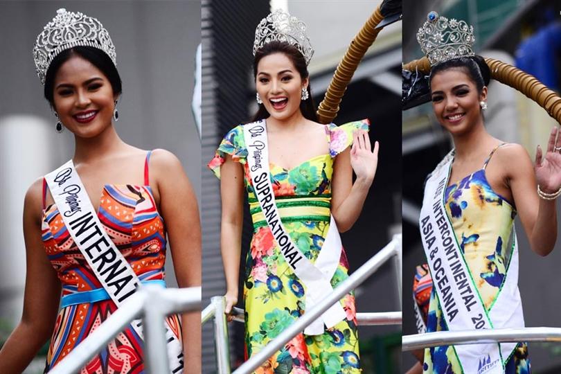 Binibining Pilipinas 2016 Grand Parade – Ladies splashed color on the streets of Manila