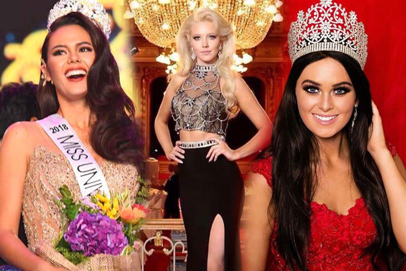 Catriona Gray, Helena Heuser and Emma Strandbergh reunite in Miss Universe 2018