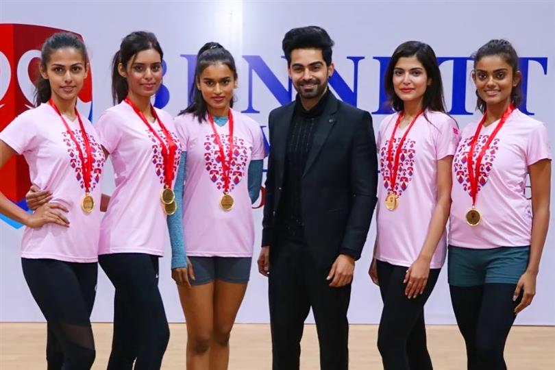 Miss Diva Universe 2020 delegates dazzles at the Bennett University Sports Day Event