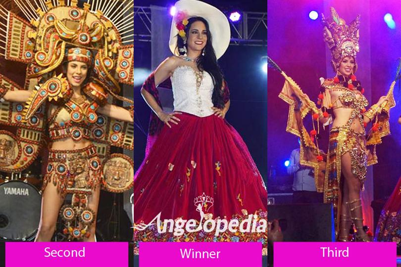 Miss Ecuador 2015 national costume winners