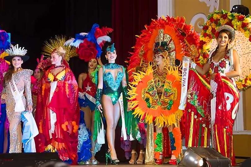Stefani Zeceña of Guatemala wins Best in National Costume at Reina Hispanoamericana 2019