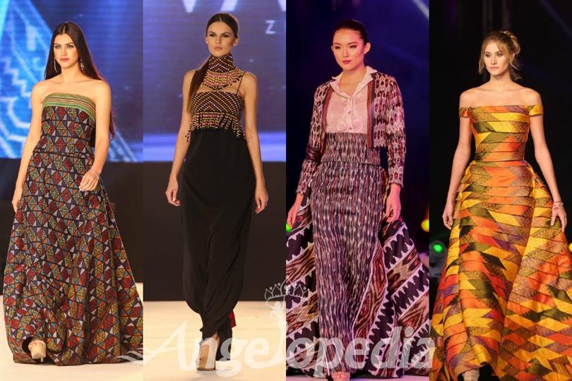 Miss Universe 2016 contestants participate at Mindanao Tapestry Show