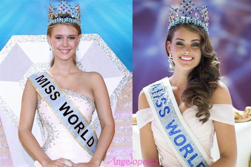 Miss World 2014 Rolene Strauss and Miss World 2010 Alexandri Mills
