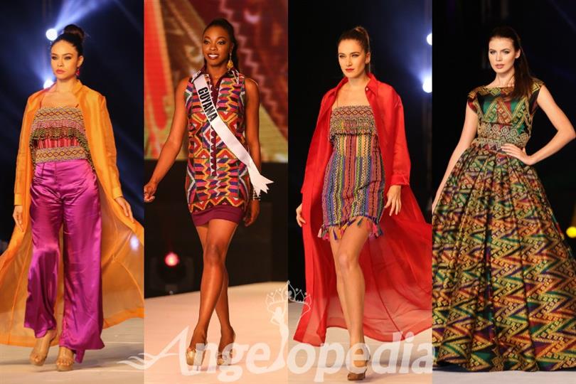 Miss Universe 2016 contestants participate at Mindanao Tapestry Show