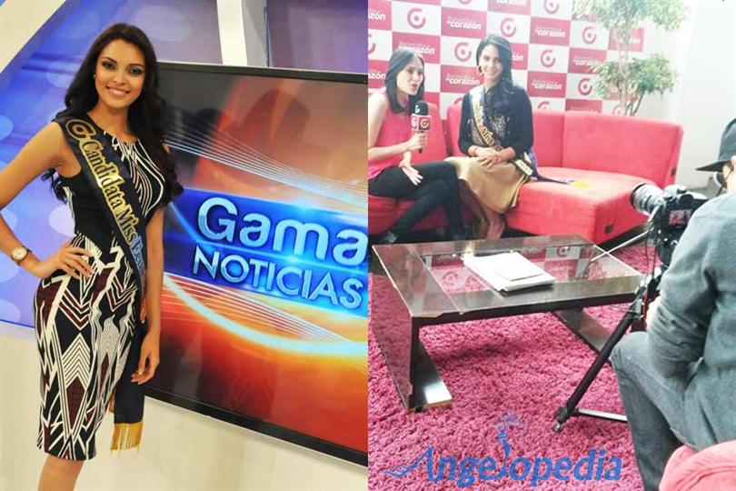 Miss Ecuador 2015 contestants at GamaTv