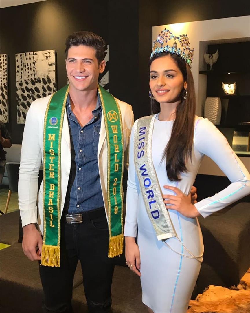 Miss World 2017 Manushi Chhillar on Beauty with a Purpose tour in Brazil