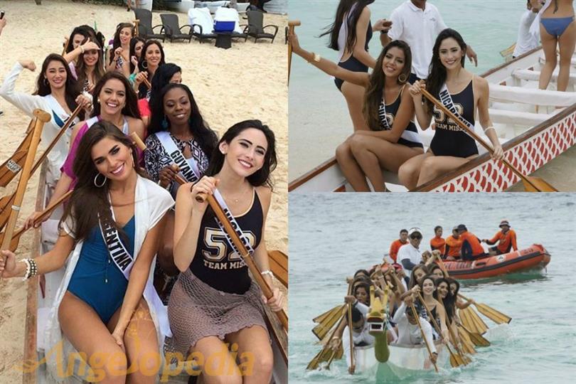 Miss Universe 2016 delegates having fun time in Boracay