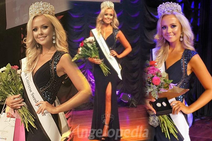 Frida Maria Fornander crowned as Miss Universe Sweden 2017