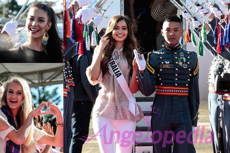 Miss Universe 2016 contestants welcomed heartily in Baguio