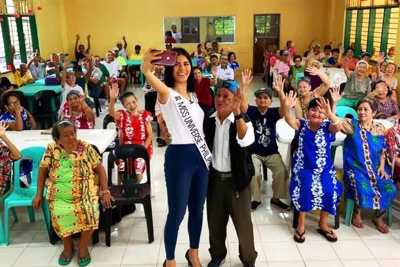 Filipina Gazini Ganados advocates elderly care for Miss Universe 2019