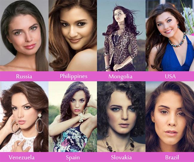 Miss Earth 2014 Top 8 Finalists