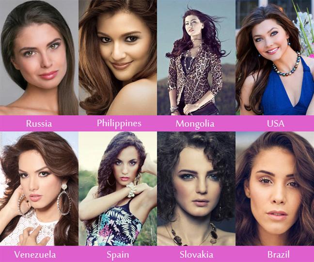 Miss Earth 2014 Top 8 Finalists