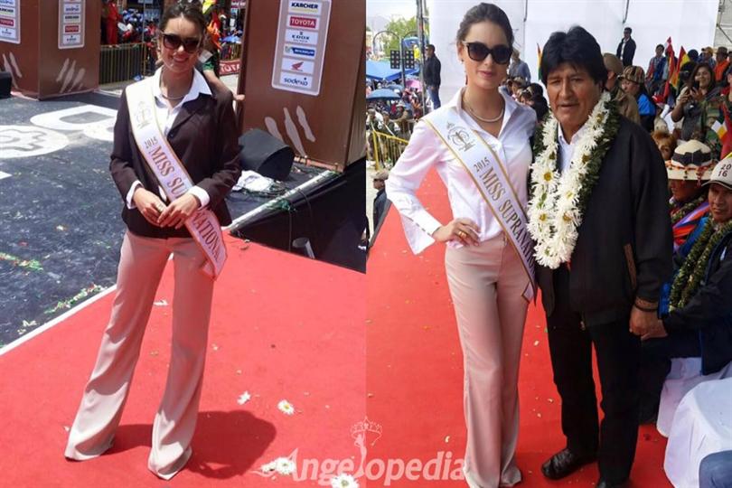 Stephania Stegman’s First Official Visit as the Reigning Miss Supranational