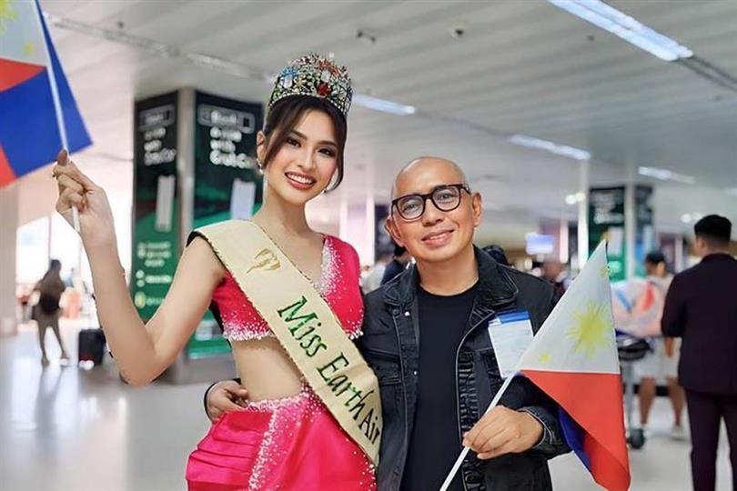 Miss Earth Air 2023 Yllana Aduana receives a warm homecoming in Philippines