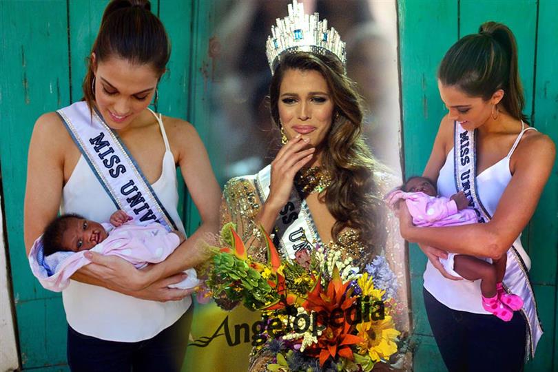 Miss Universe 2016 Iris Mittenaere is in Haiti with Smile Train Organization