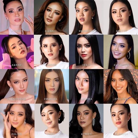 Miss Universe Laos 2021 Meet the Finalists