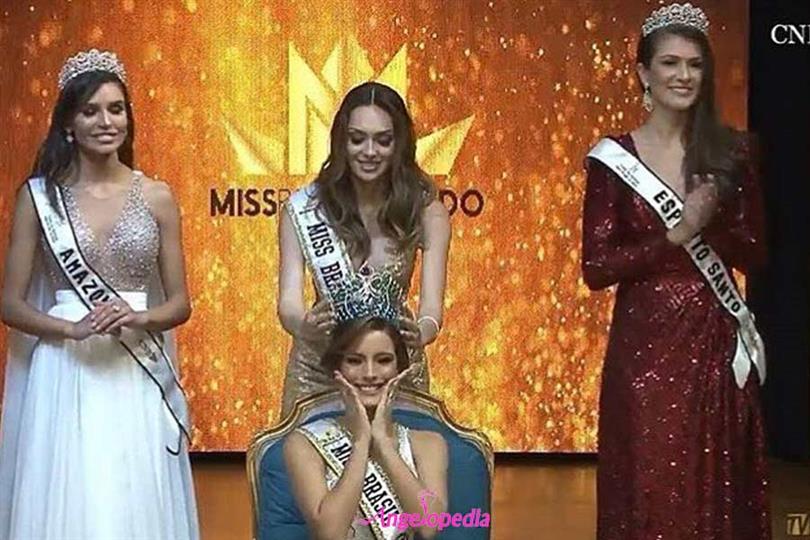 Jéssica S. Carvalho crowned Miss Mundo Brasil 2018