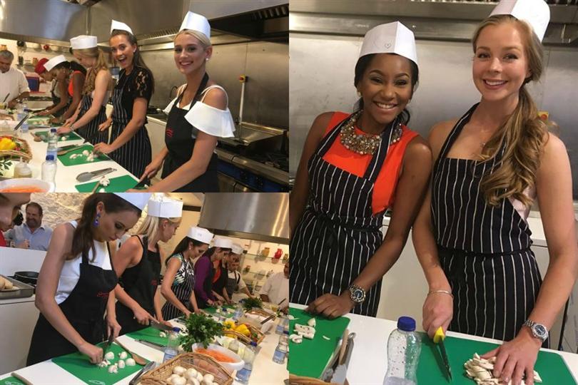 Miss Universe Great Britain 2016 finalists participate in Cooking for a Cause Event