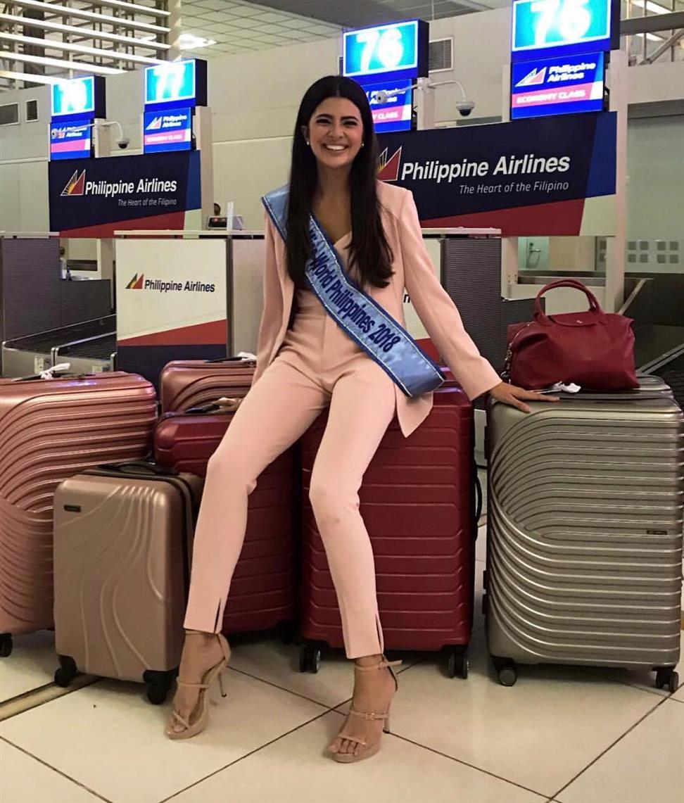 Miss World Philippines 2018 Katarina Rodriguez arrives in China for Miss World 2018