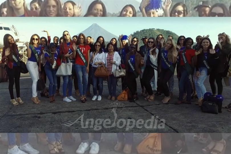 Miss Earth 2016 contestants welcomed at Sorsogon, Philippines