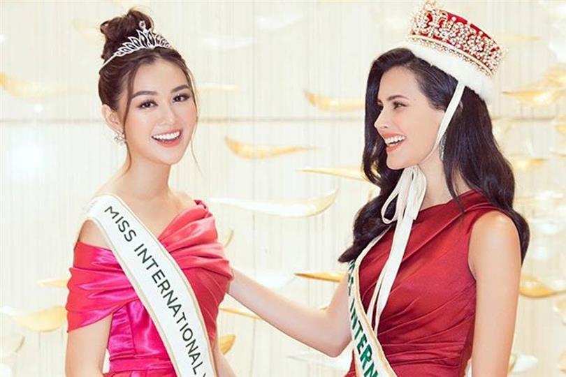 Nguyê~n Tuo`ng San is Miss International Vietnam 2019
