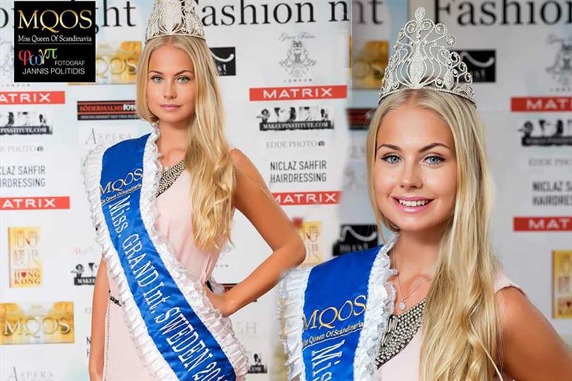 Hanna-Louise Haag Tuvér crowned Miss Grand Sweden 2018