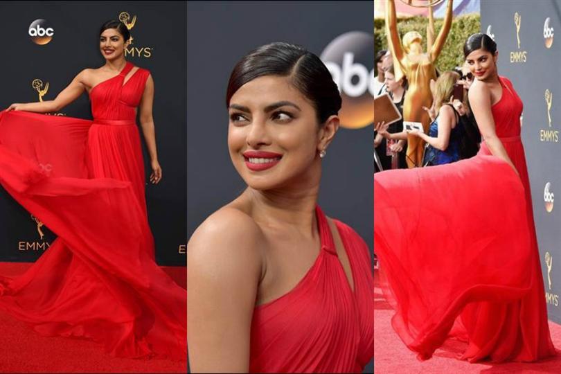 BEAUTIFUL!! Olivia Culpo and Priyanka Chopra at the Emmys 2016