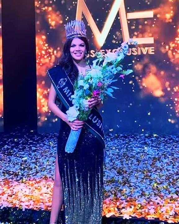 Filipina-Belgian beauty Kimbery Bosman crowned Miss Exclusive 2020