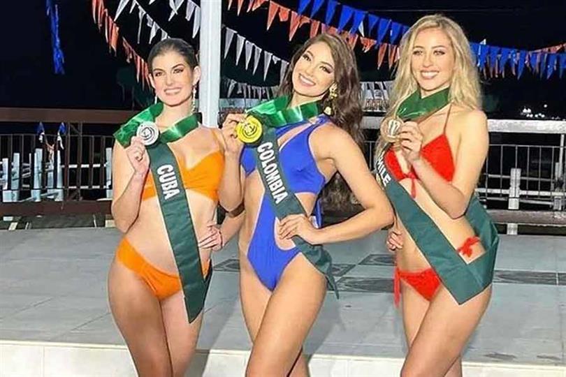 Andrea Aguilera representing Colombia