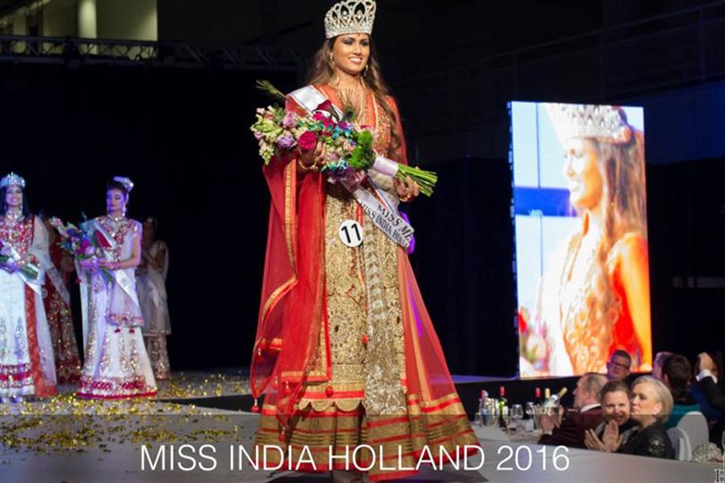 Sharon Jagesar crowned Miss India Holland 2016
