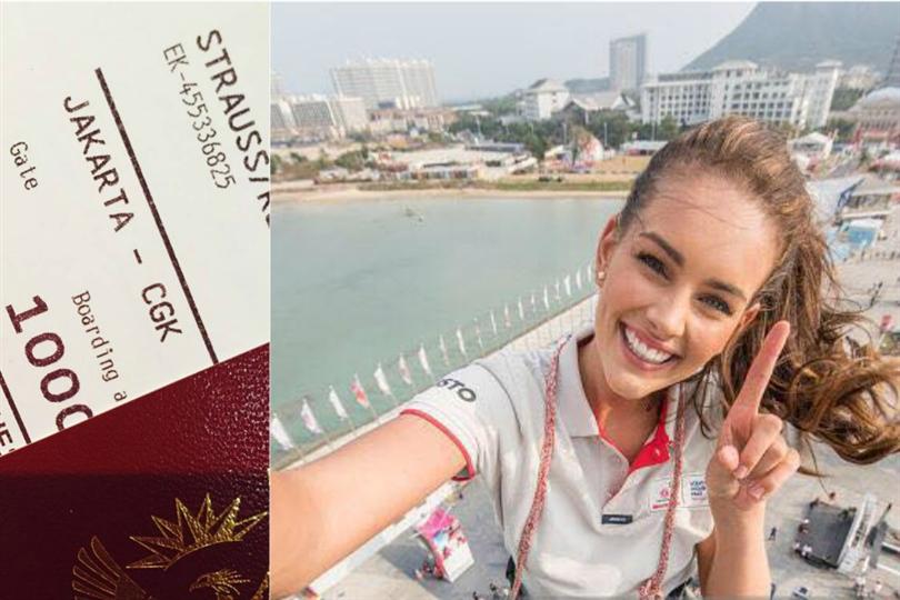 Rolene Straus Miss World 2014 travels to Indonesia