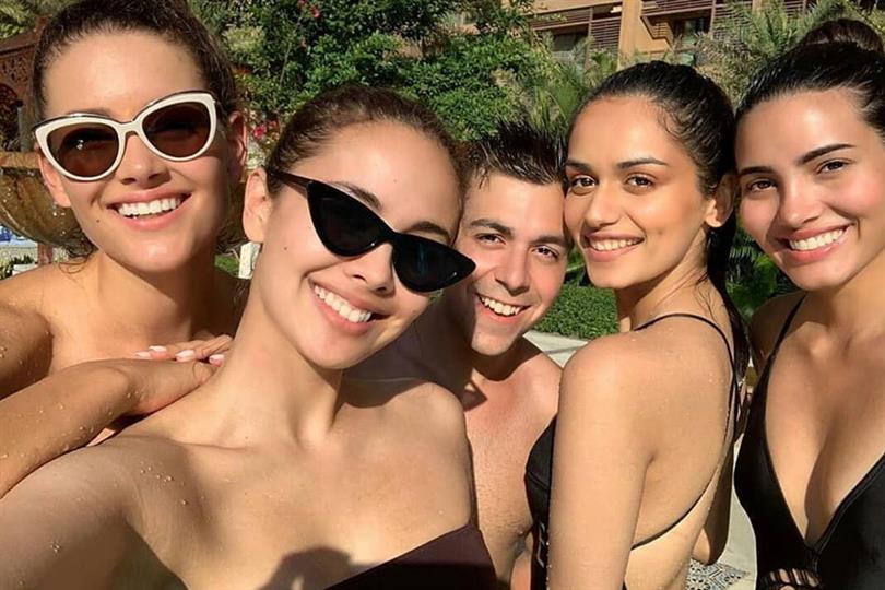 Former Miss World Queens enjoy their free time at Water Park ahead of Miss World 2018 finale