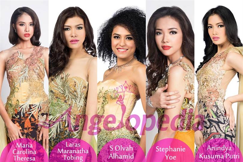 Top 10 Finalists of Puteri Indonesia 2015