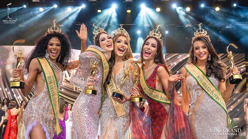 Miss Grand International 2019 Top 5 Winners