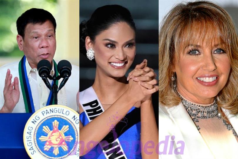 President Rodrigo Duterte will not judge the finals of Miss Universe 2016