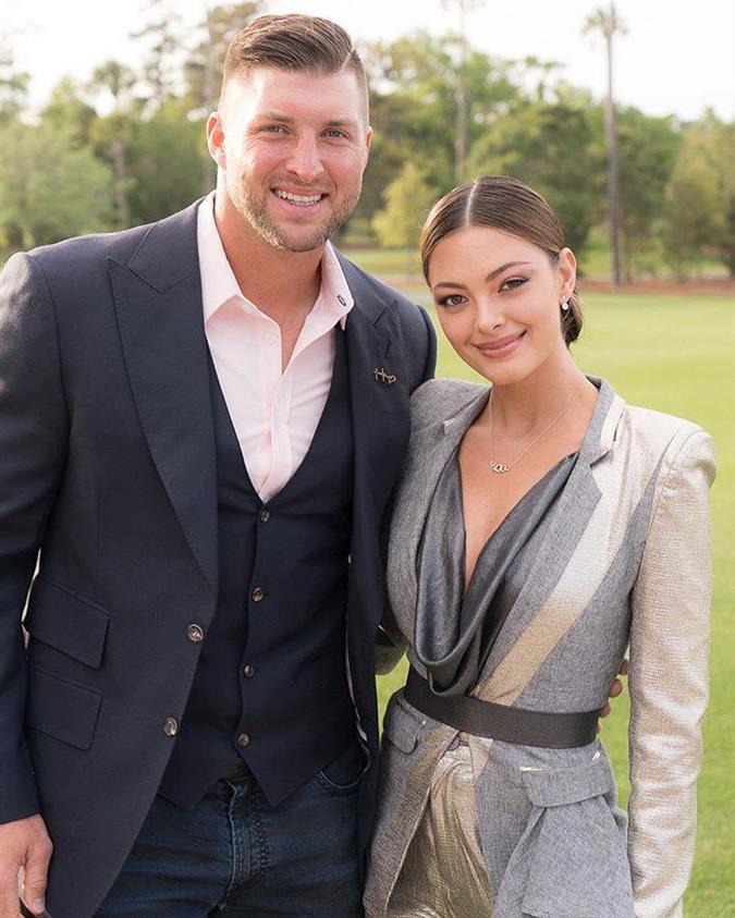 Looks like Demi-Leigh Nel-Peters and Tim Tebow cannot pick their wedding destination