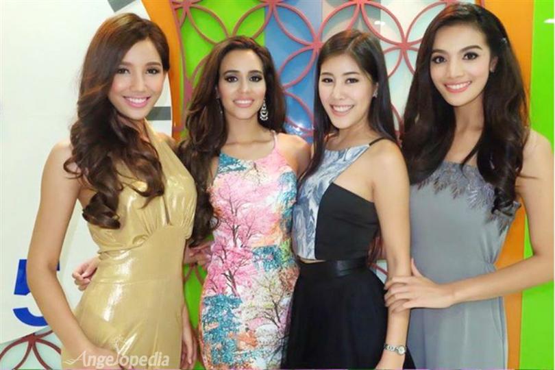 Lees Garcia Miss Grand International 2014 attended the Charity Event at Royal Thai Army television Ch 5