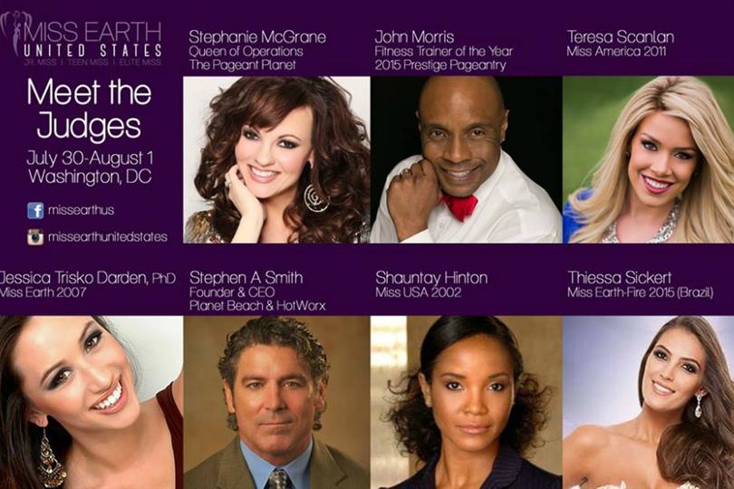 Miss Earth United States 2016 Judges for the Finals announced