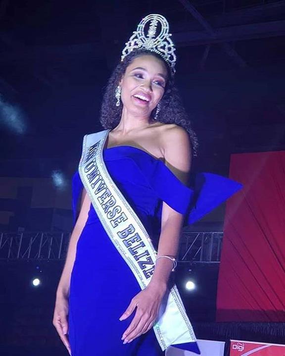 Destinee Arnold crowned Miss Universe Belize 2019
