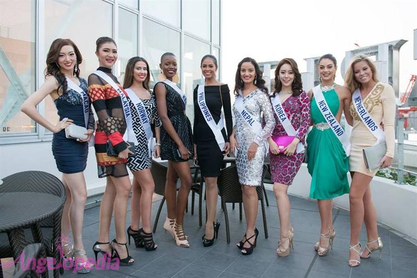 Miss International 2015 Contestants attend Welcome Party in Tokyo