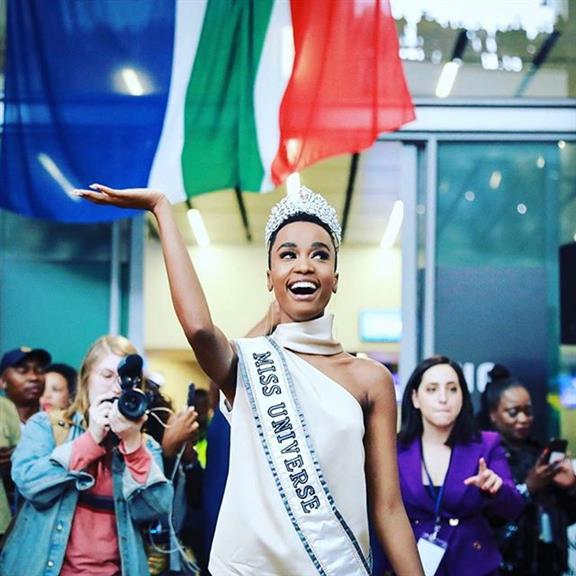 Miss Universe 2019 Zozibini Tunzi’s grand welcome in South Africa